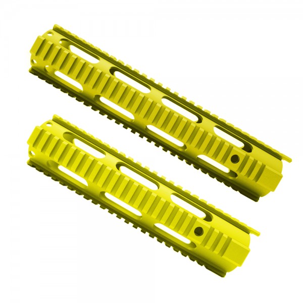 AR-15 Free Float Handguard - Cerakote - Lemon Zest (OPTIONS AVAILABLE)